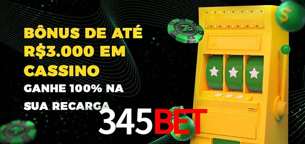 345Bet melhor bônus de depósito